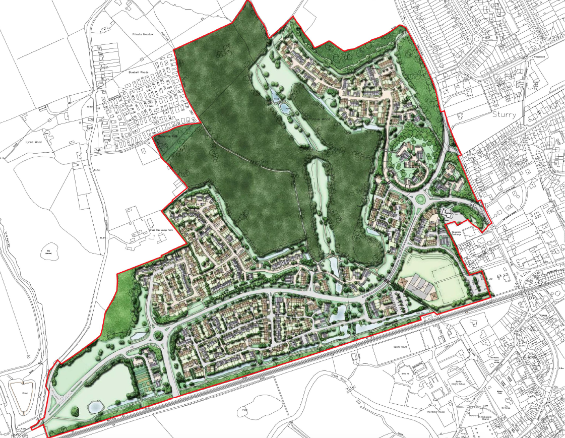 Proposals for Sturry/Broad Oak development (1,100 homes)